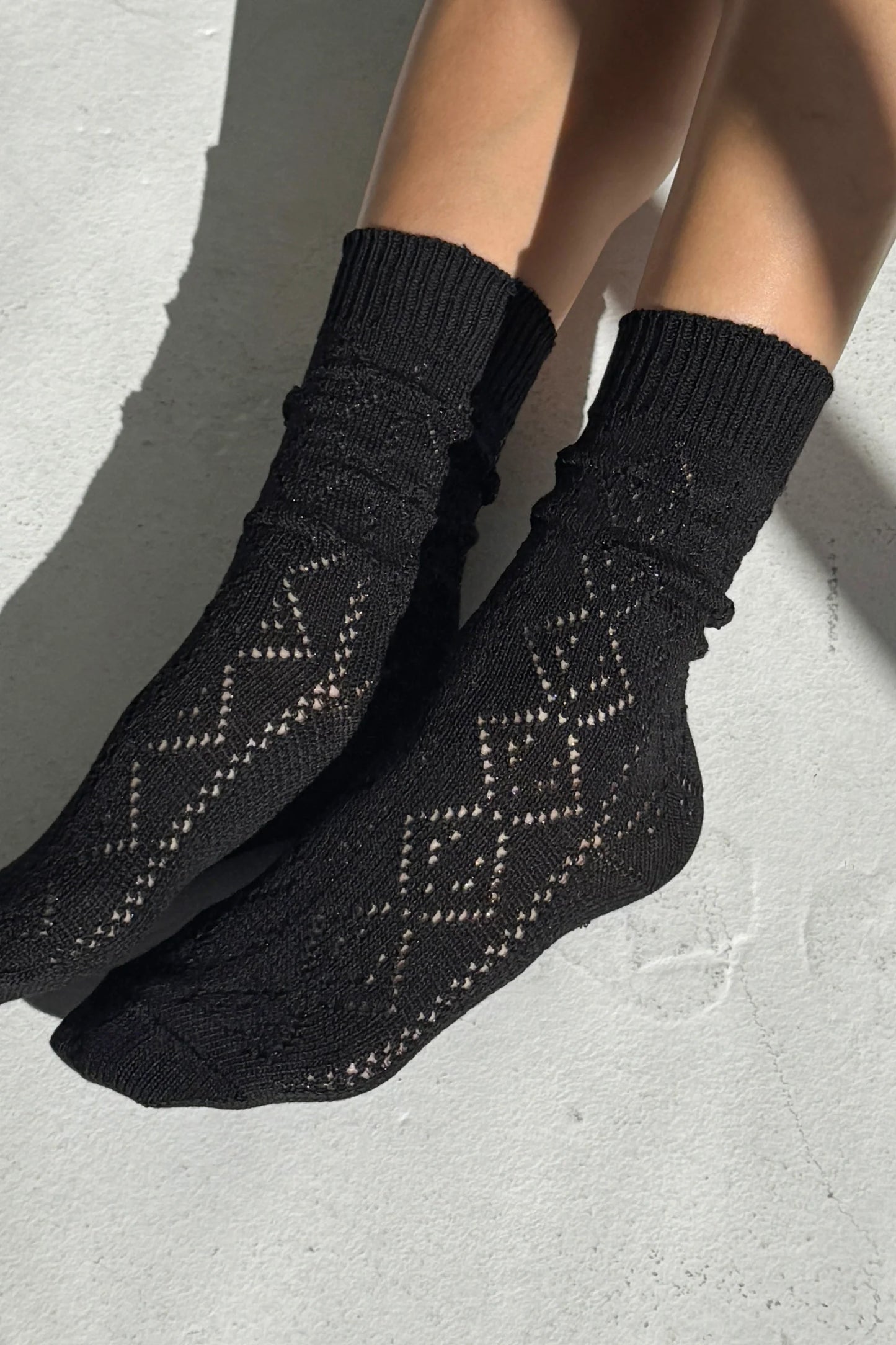 Le Bon Shoppe Modal Eyelet Socks