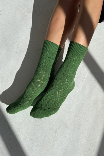 Le Bon Shoppe Modal Eyelet Socks