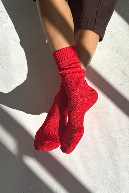 Le Bon Shoppe Modal Eyelet Socks