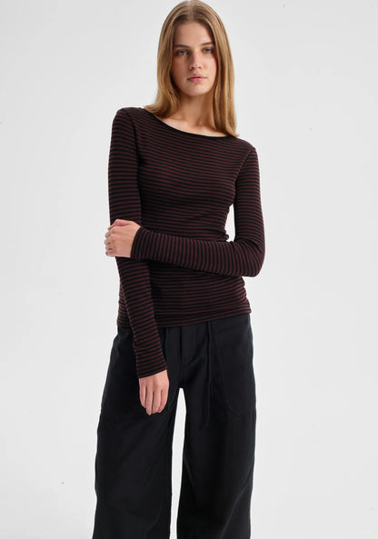Morrison Merino Stripe Round Neck
