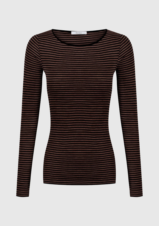 Morrison Merino Stripe Round Neck