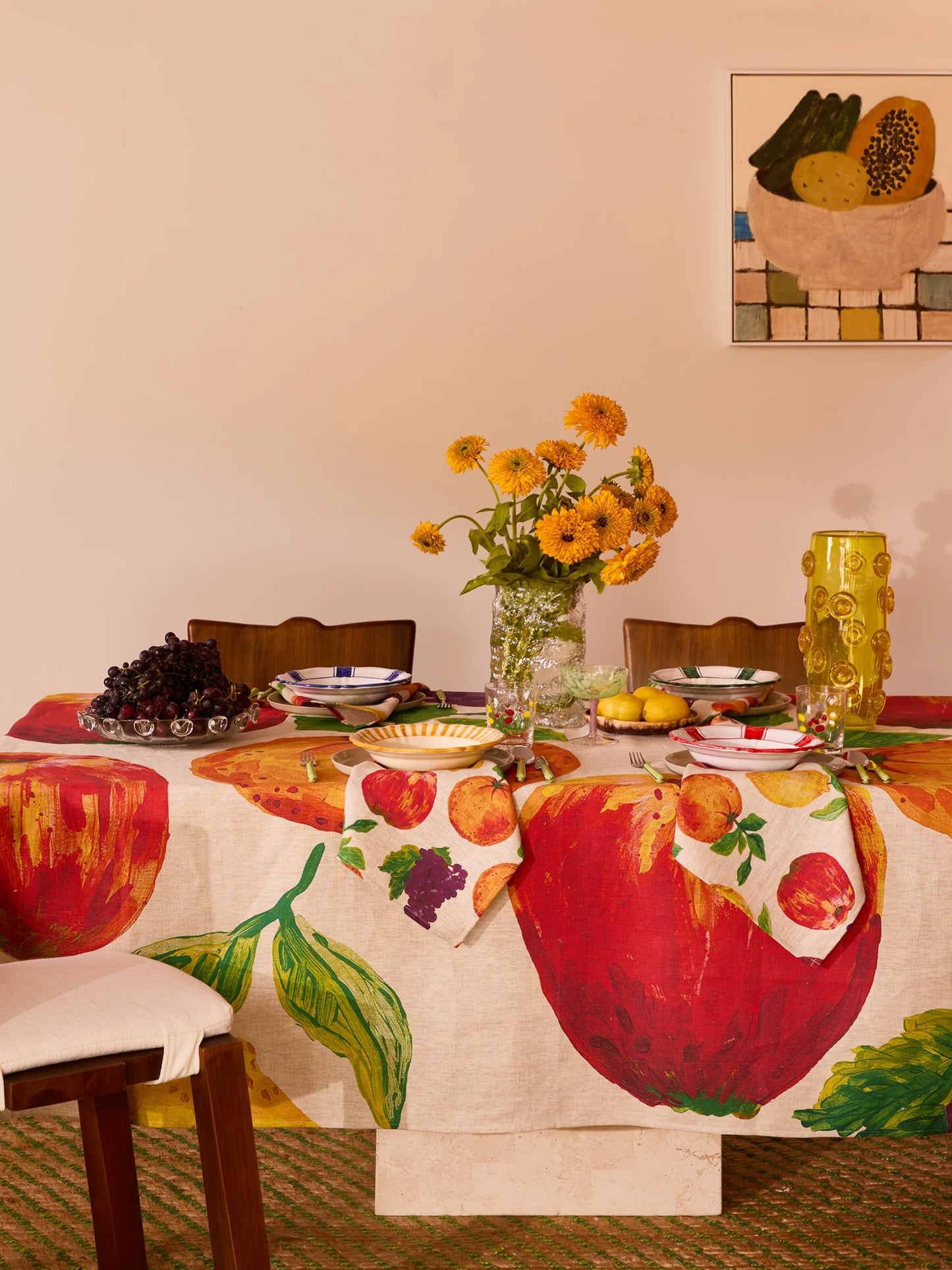 Bonnie & Neil Fruit Multi Table Linen