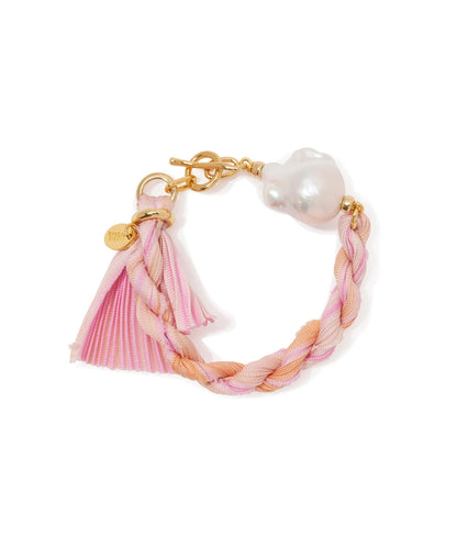 Shibori Ribbon Bracelet