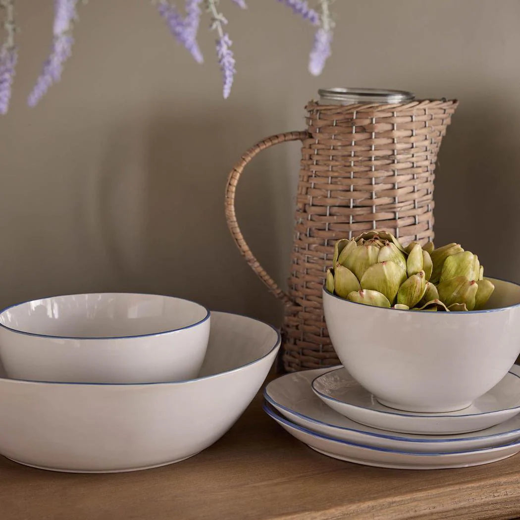 Rattan Jug with Glass Insert