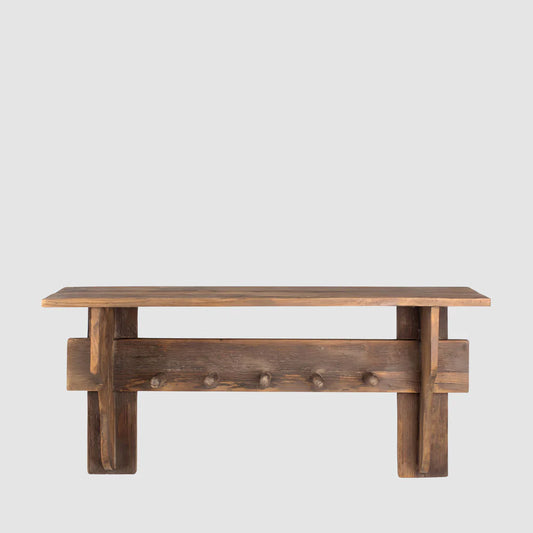 Colmar Wall Mounted Shelf with Hooks
