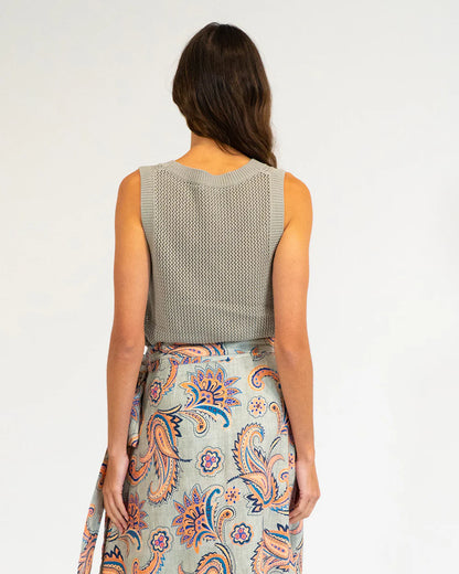 Elms + King Palm Cove Knit Tank