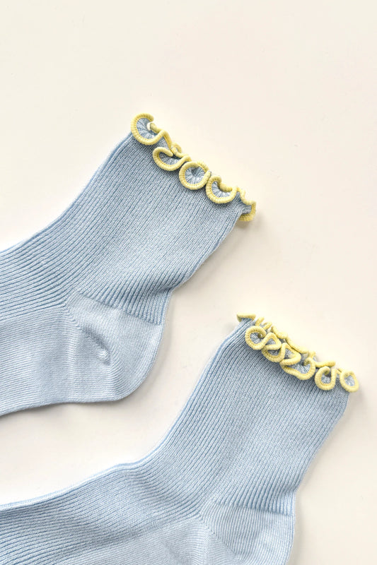 Le Bon Shoppe Ruffle Modal Socks