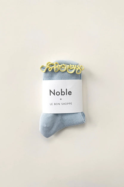 Le Bon Shoppe Ruffle Modal Socks