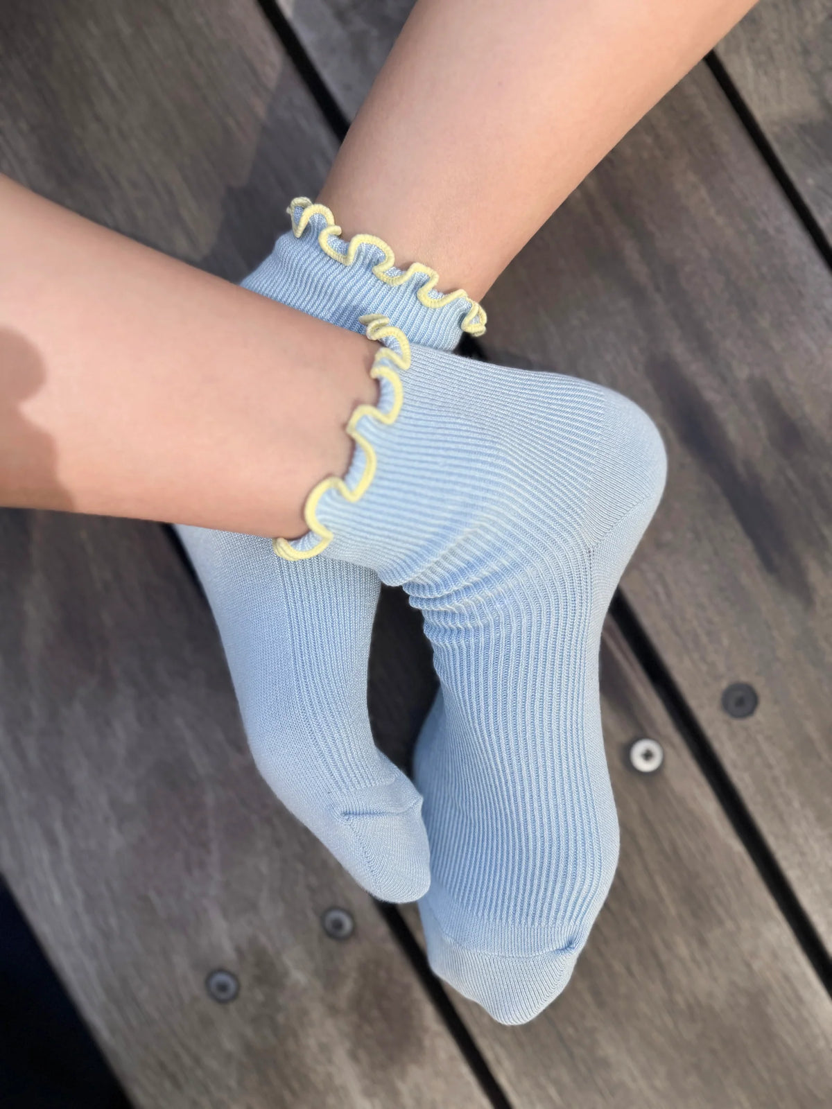 Le Bon Shoppe Ruffle Modal Socks