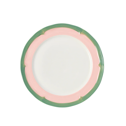 Soft Scallop Embossed Dinner Plate - Set of 4