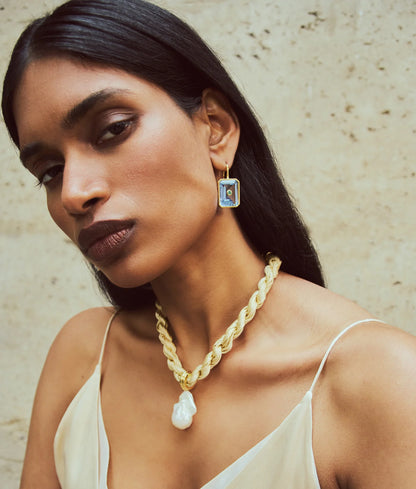 Lizzie Fortunato Tile Earrings