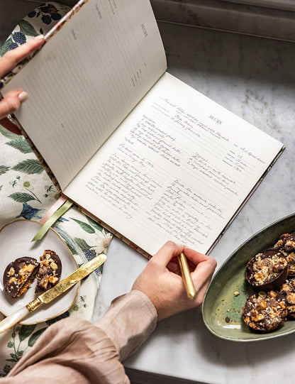 Bespoke Letterpress Heirloom Recipe Book Journal