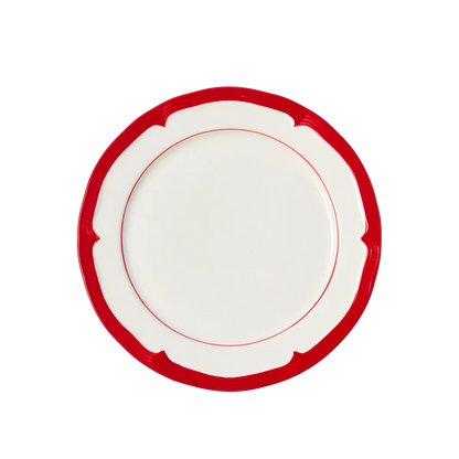Soft Scallop Embossed Dinner Plate - Set of 4