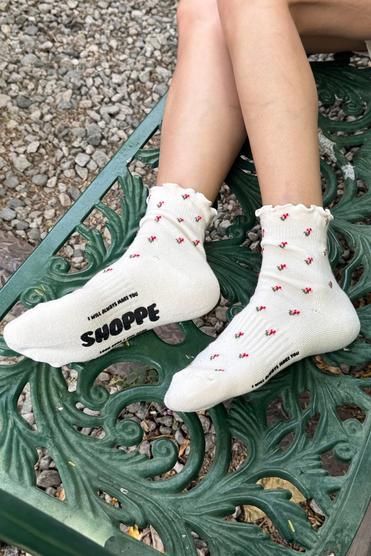 Le Bon Shoppe Ruffle hugger Socks