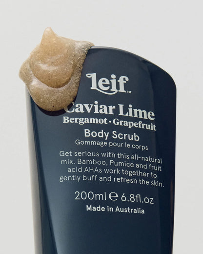 Leif Cavier Lime Body Scrub