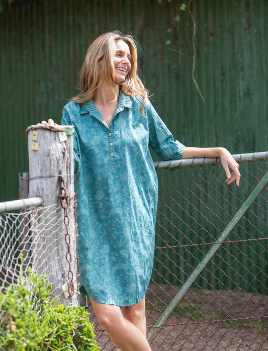 Mandalay Bella Floral Shirtdress