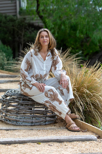 Mandalay Big Lobster Palazzo Pant