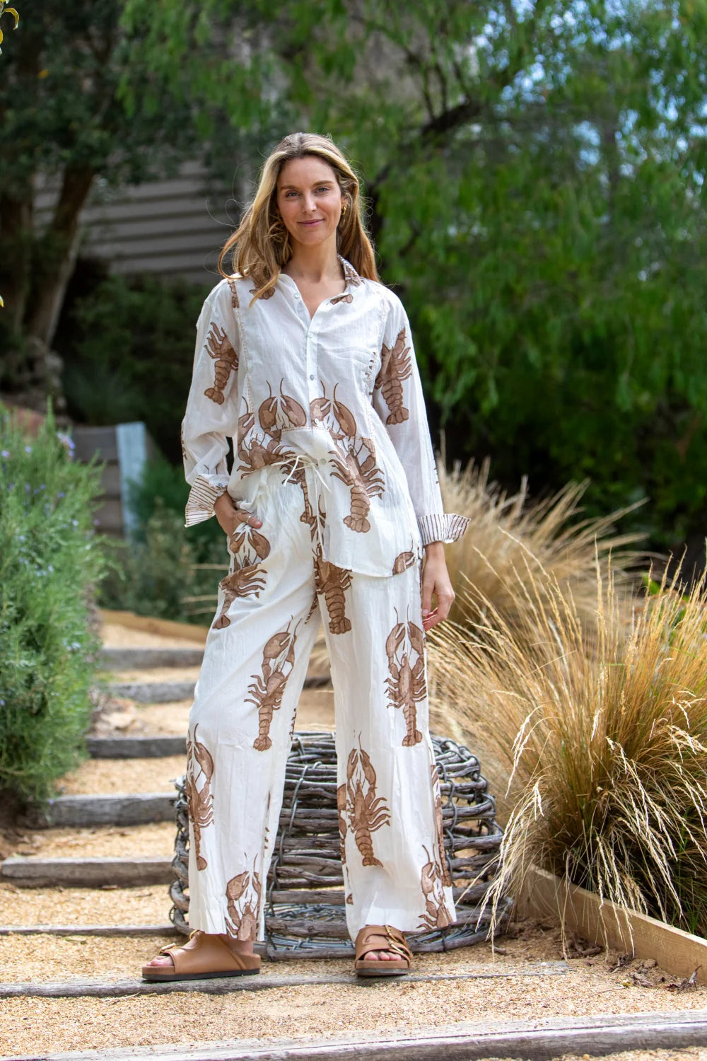 Mandalay Big Lobster Palazzo Pant