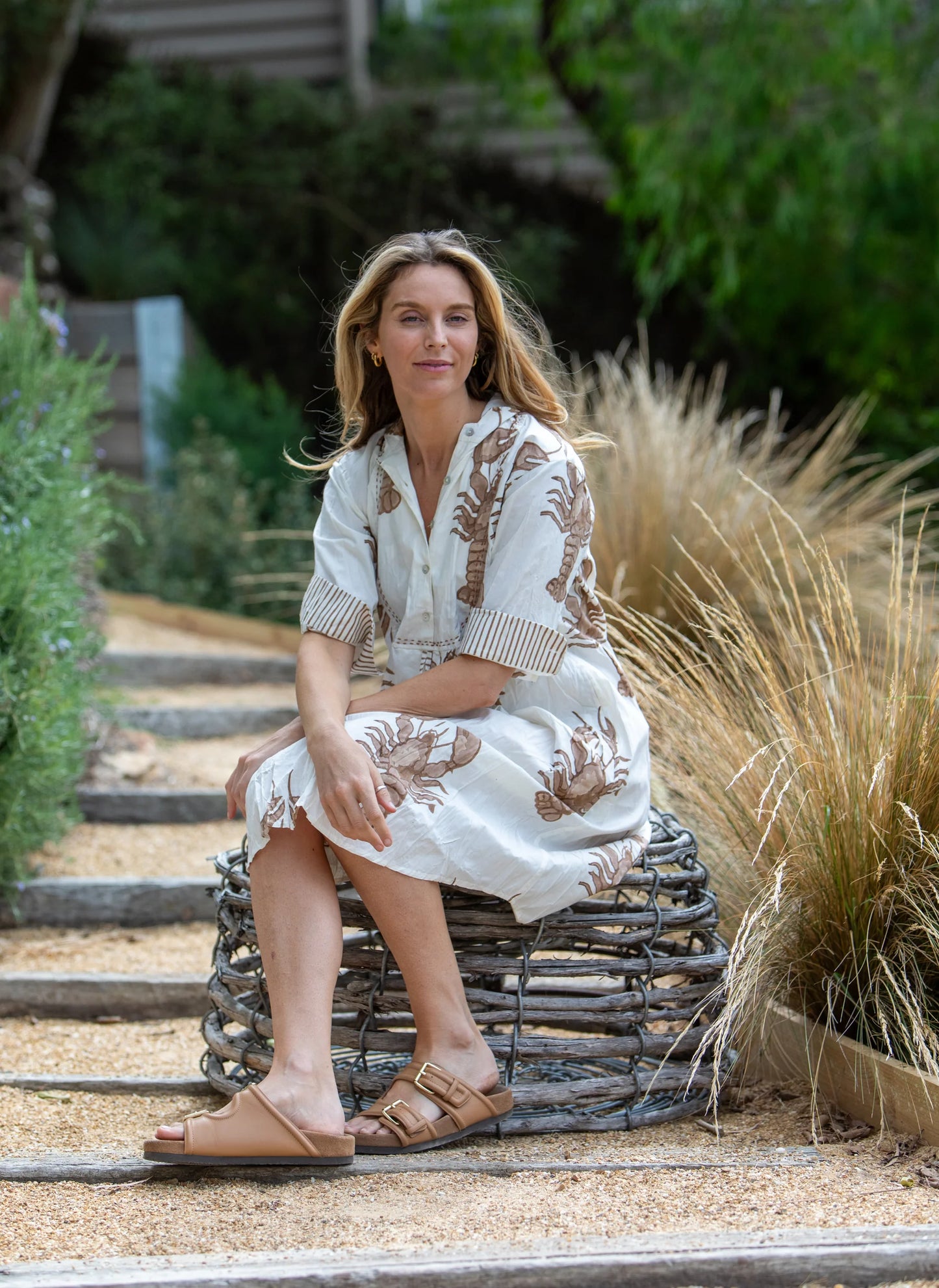 Mandalay Big Lobster Shirtdress