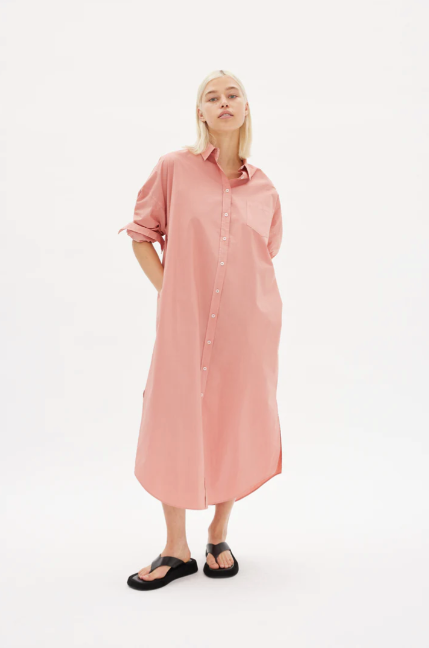 LMND Chiara Maxi Shirt Dress WAS $190