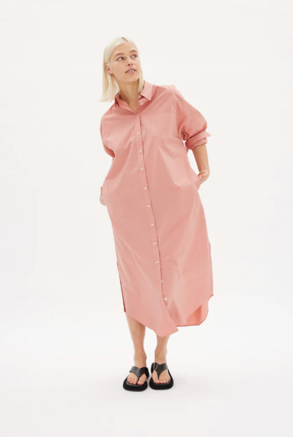 LMND Chiara Maxi Shirt Dress