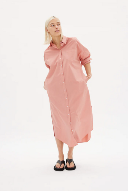 LMND Chiara Maxi Shirt Dress WAS $190