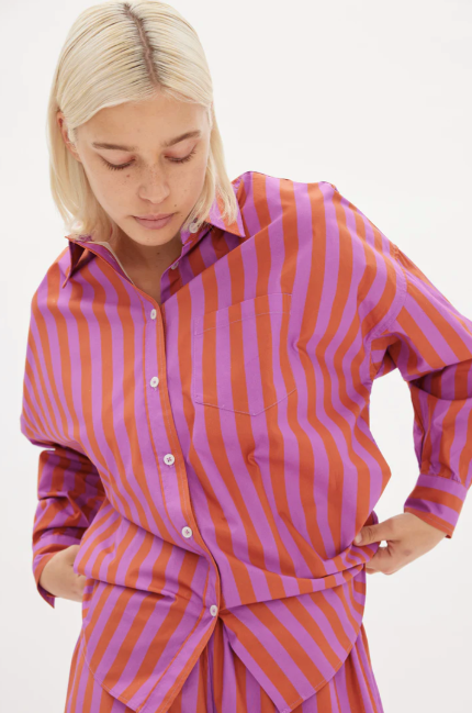 LMND Chiara Classic Stripe Shirt