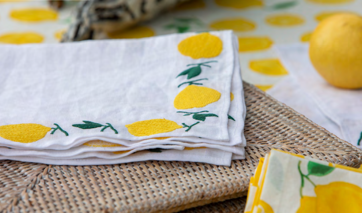 Mandalay Designs Citrus Table Linen