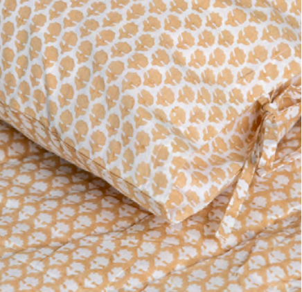 Mandalay Designs Petal Wheat Bed Linen