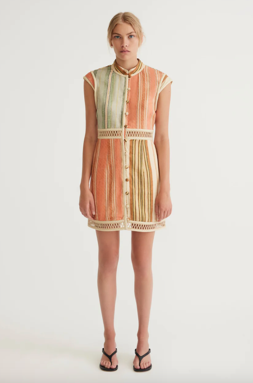 Antipodean Laude Panelled Mini Dress