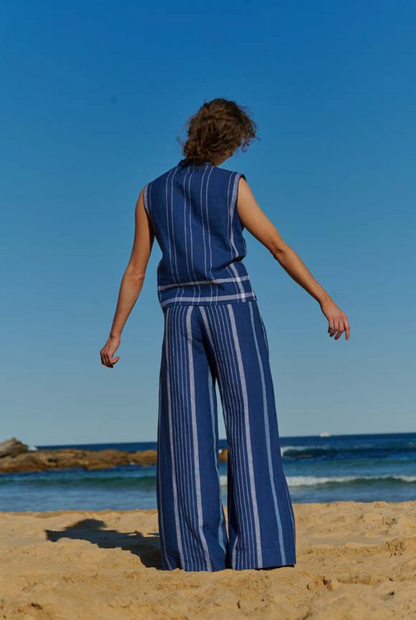 Porcelain Mata Belted Crop Pant