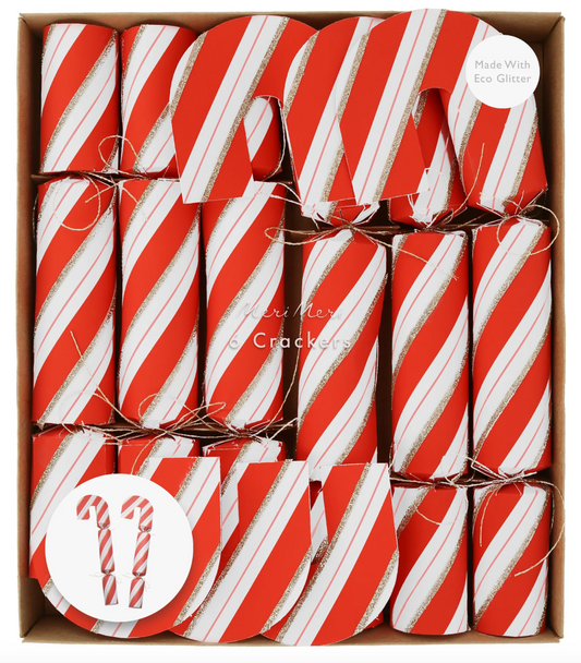 Candy Cane Shape Crackers