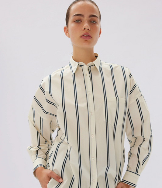 LMND Chiara Two Stripe Shirt