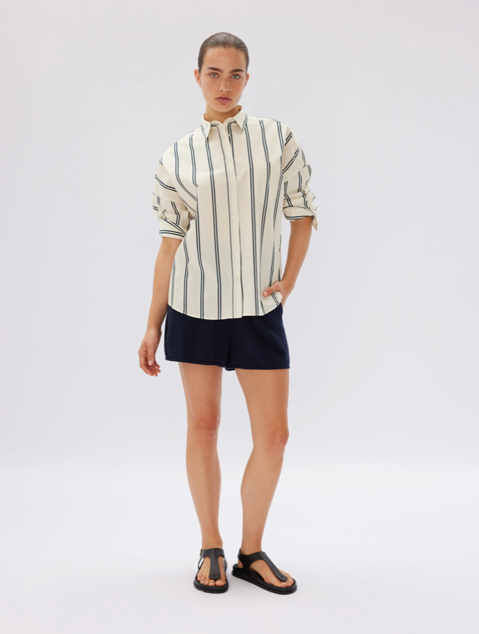 LMND Chiara Two Stripe Shirt WAS $220