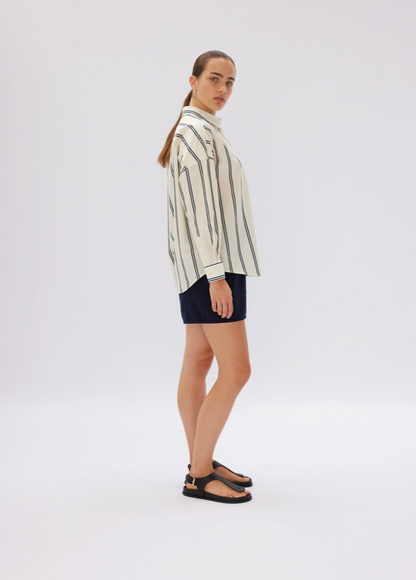 LMND Chiara Two Stripe Shirt WAS $220