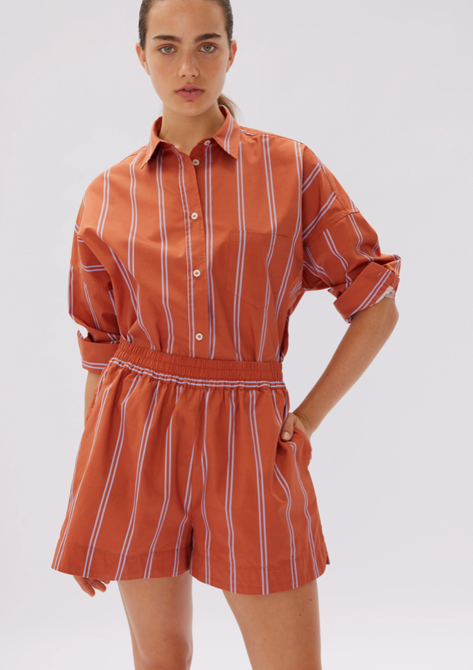 LMND Chiara Two Stripe Shirt WAS $220