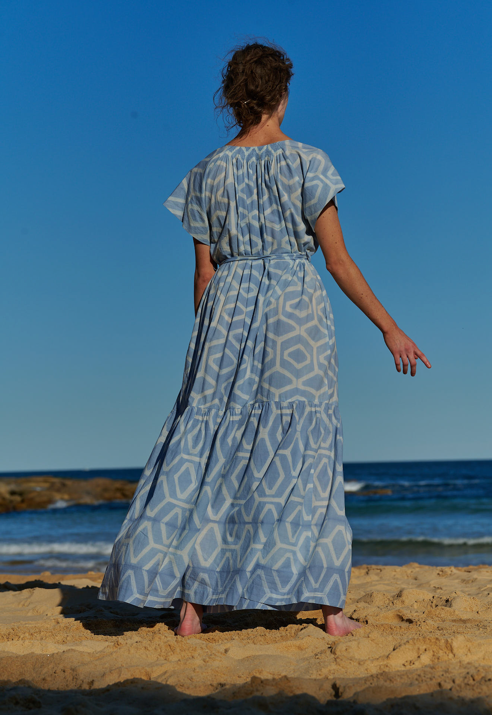 Brigid McLaughlin Blue Maxi Dress
