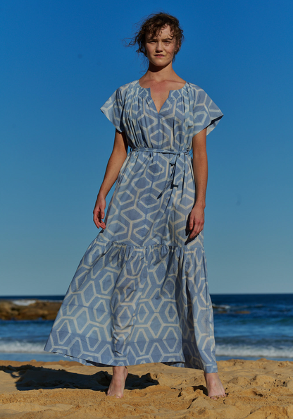 Brigid McLaughlin Blue Maxi Dress