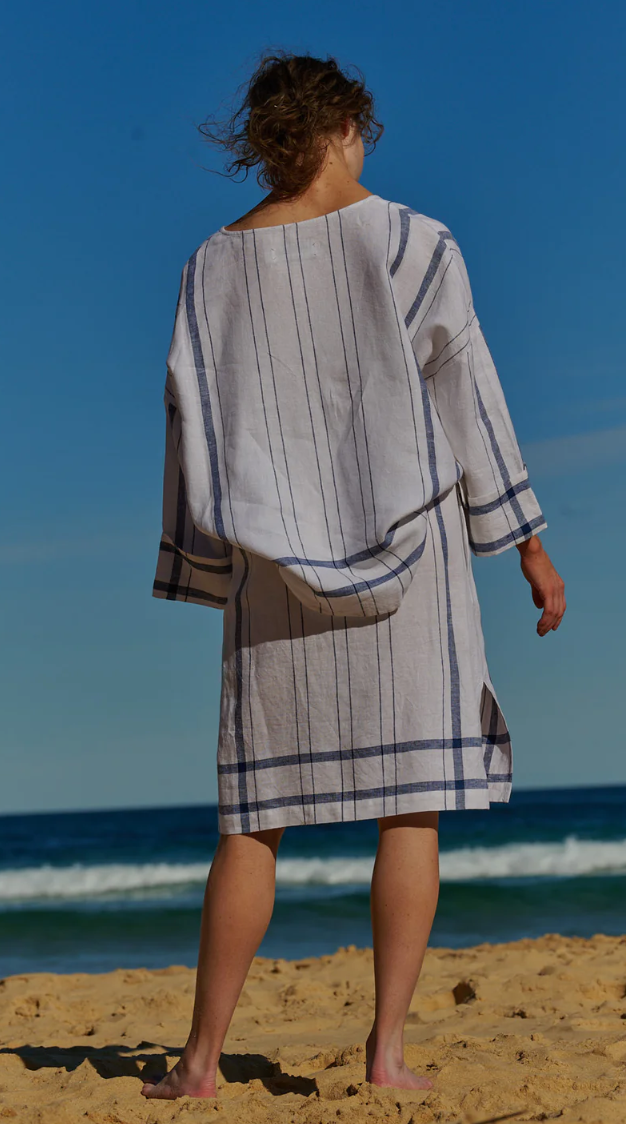 Porcelain Tide Sarong Skirt