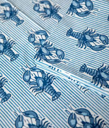 Mandalay Designs Lobster Stripe Table Linen