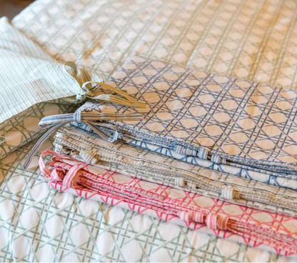 Mandalay Designs Rattan Chambray Bed Linen