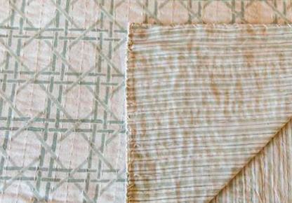 Mandalay Designs Rattan Desert Sage Bed Linen