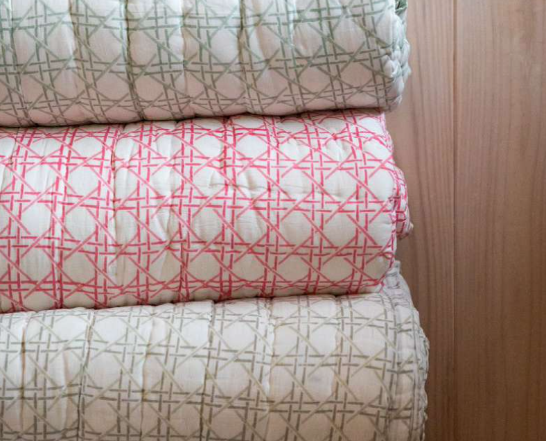 Mandalay Designs Rattan Chambray Bed Linen