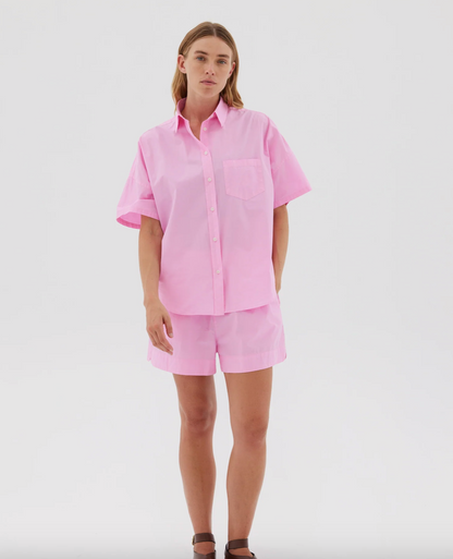 LMND Chiara Short Sleeve Shirt WAS $140