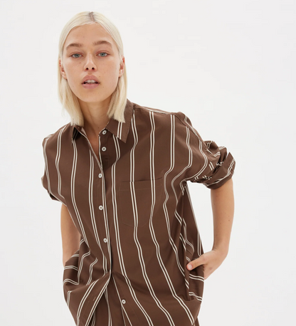 LMND Chiara Two Stripe Shirt WAS $220