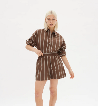 LMND Chiara Two Stripe Shirt WAS $220