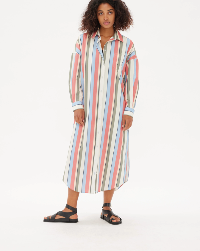 LMND Chiara Maxi Shirt Dress