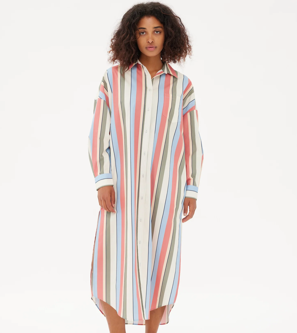 LMND Chiara Maxi Shirt Dress