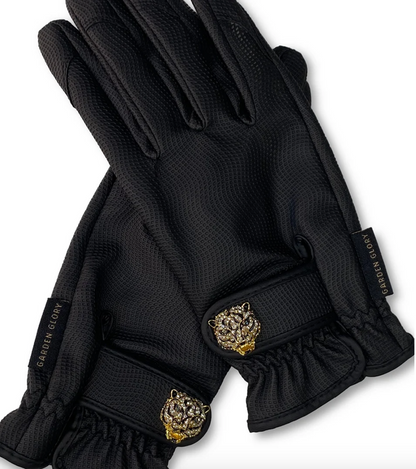 Sparkling Black Garden Glove