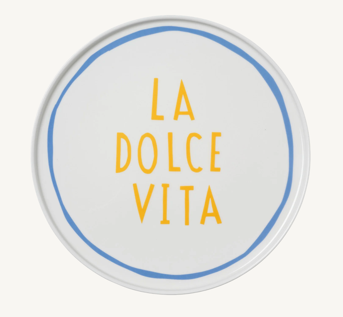 Italian Words Plate